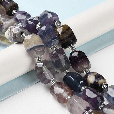 Natural Fluorite Beads Strands G-C105-A03-01-1