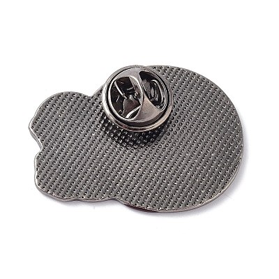 Spaceman with Moon Enamel Pin JEWB-P008-B02-1