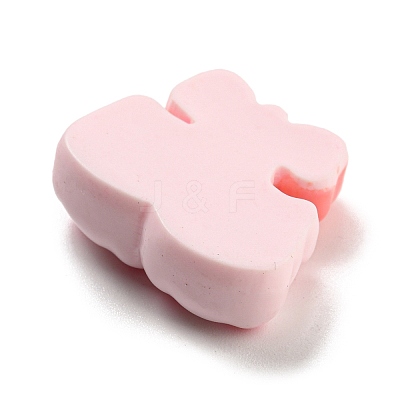 Pig Theme Opaque Resin Cabochons RESI-H154-01F-1