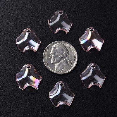 Transparent Acrylic Pendants MACR-S373-106-C04-1