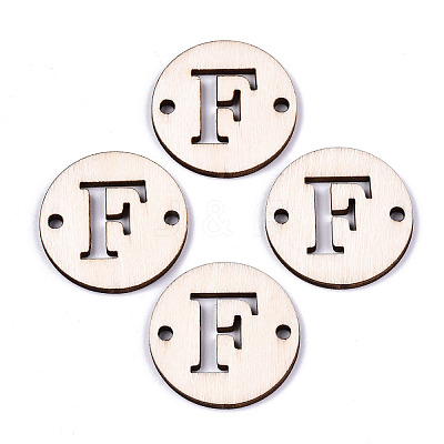 Unfinished Natural Poplar Wood Links Connectors WOOD-S045-140B-01F-1