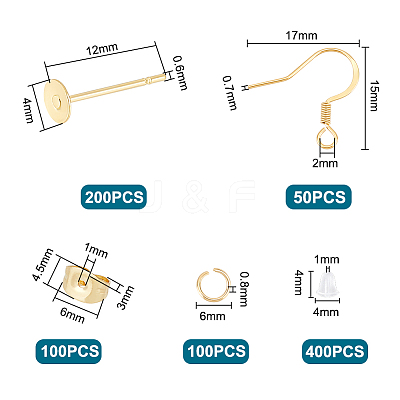 DIY Earring Making Finding Kit DIY-UN0004-91-1