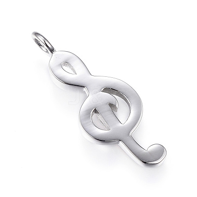 Tarnish Resistant 316 Surgical Stainless Steel Pendants STAS-P112-05P-1