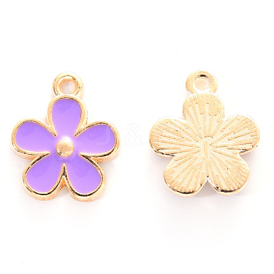 Alloy Enamel Charms X-ENAM-R059-02B-RS-1