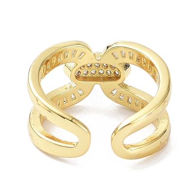 Real 18K Gold Plated Wide Band for Women X-ZIRC-C021-12G-1