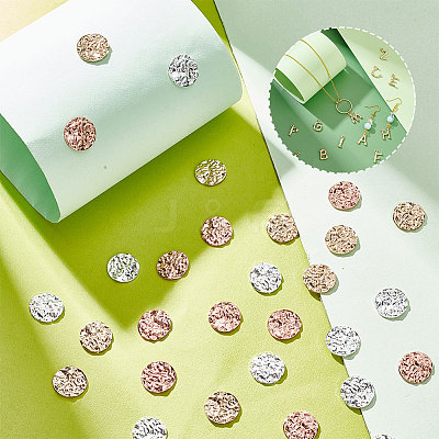 36Pcs 3 Colors Brass Pendants KK-AR0003-22-1