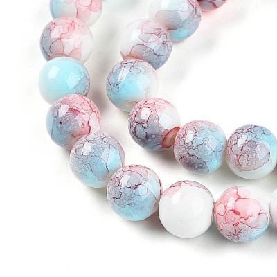 Baking Paint Glass Beads X1-DGLA-N003-10mm-C03-1