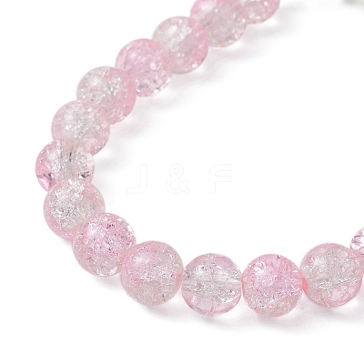 Glass Round Beaded Stretch Bracelet BJEW-JB09811-02-1