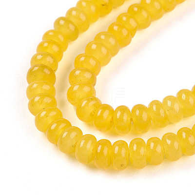Dyed Natural White Jade Beads Strands G-T139-57A-01-1