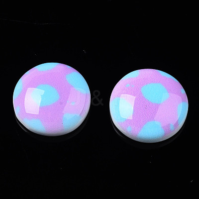 Opaque Resin Cabochons CRES-S308-001-1