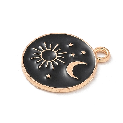 Alloy Enamel Pendants ENAM-A008-45B-KCG-1
