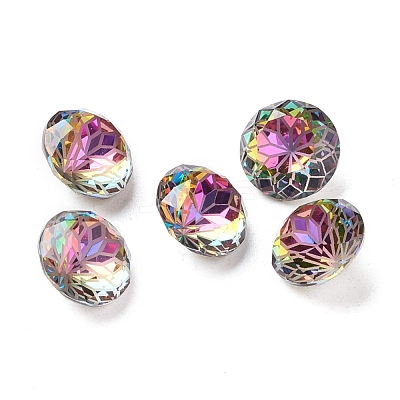 K9 Glass Rhinestone Pointed Back Cabochons RGLA-P030-06B-001VO-1