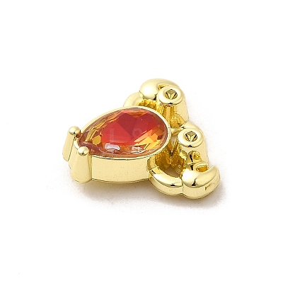 Alloy Rhinestone Pendants PALLOY-D330-02G-02A-1