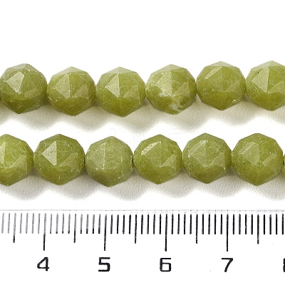 Natural Olive Jade Beads Strands G-NH0021-A17-01-1