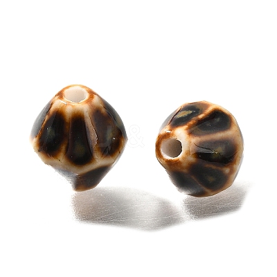 Vintage Style Glazed Ceramic Porcelain Beads PORC-H013-01-06-1