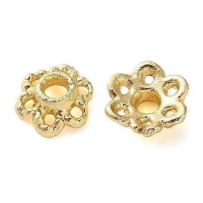 Brass Bead Caps KK-C260-08G-1