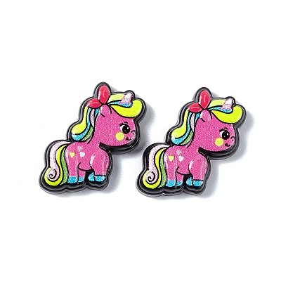 Opaque Resin Cabochons LS-RESI-C027-04D-1