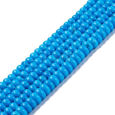 Natural Magnesite Beads Strands TURQ-Z002-02B-1