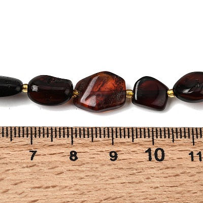Natural Amber Beads Strands G-K376-G01-01-1