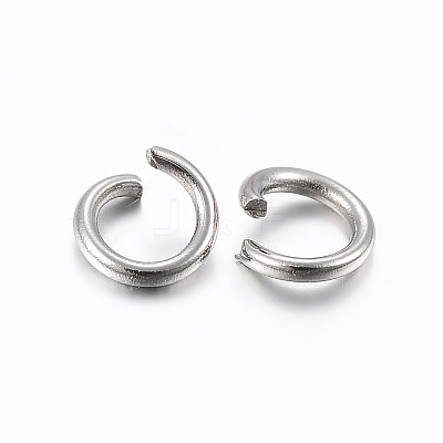 Tarnish Resistant 304 Stainless Steel Open Jump Rings LS-STAS-H437-4x0.8mm-1