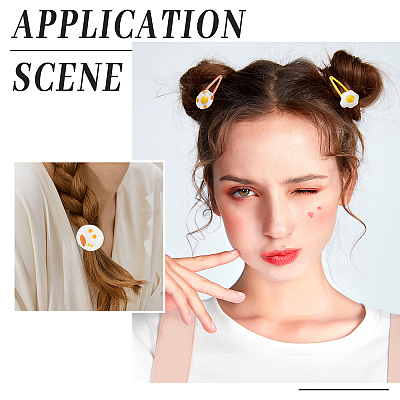 18Pcs 9 Style Opaque Resin Cabochons CRES-PH0003-29-1