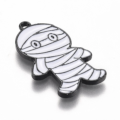 Halloween Theme Alloy Enamel Pendants LS-ENAM-J649-09B-1