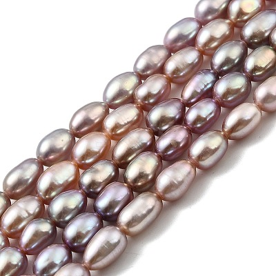 Natural Cultured Freshwater Pearl Beads Strands PEAR-I007-01P-01-1