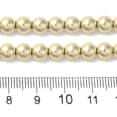 Electroplated Synthetic Non-magnetic Hematite Beads Strands LS-G-I364-C03-G-1