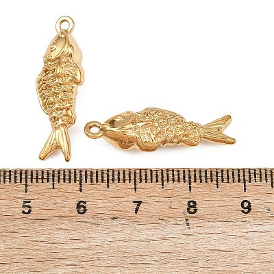 304 Stainless Steel Pendants STAS-A132-06L-G-1