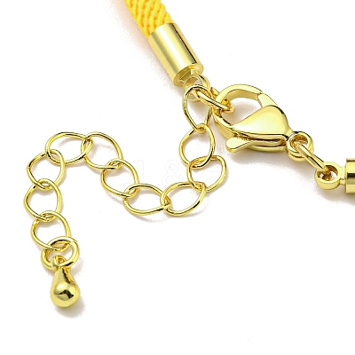 Nylon Cords Bracelet Makings Fit for Connector Charms AJEW-P116-02G-18-1