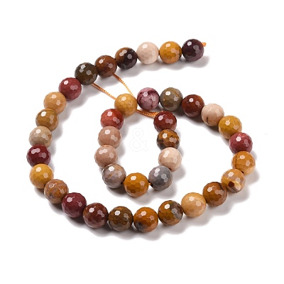 Natural Mookaite Beads Strands G-E571-18C-1