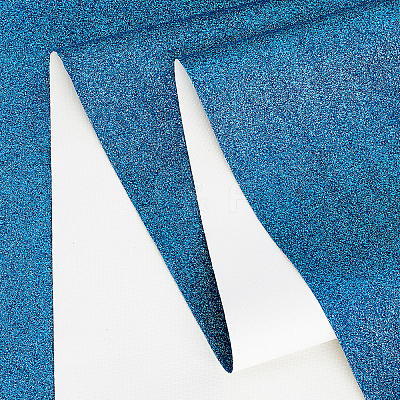 Paillette Imitation Leather Fabric DIY-WH0221-26C-1