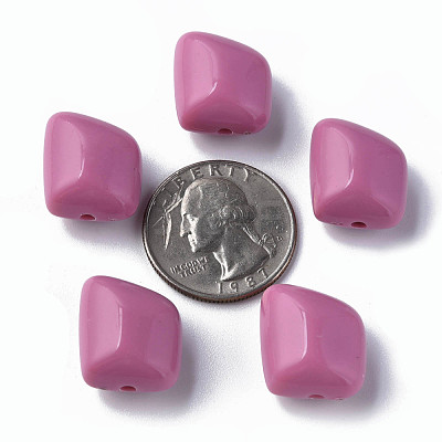 Opaque Acrylic Beads MACR-S373-15A-A12-1