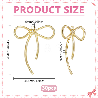 30Pcs Rack Plating Alloy Pendants FIND-PH0026-77G-1