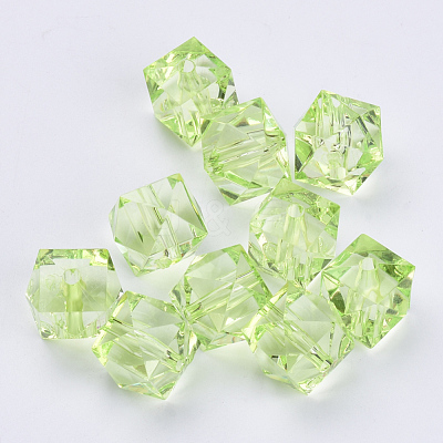 Transparent Acrylic Beads TACR-Q259-10mm-V32-1