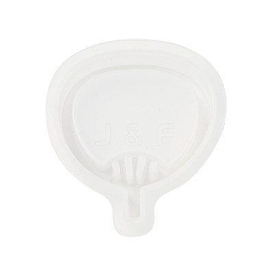 Fan Pendant DIY Silhouette Silicone Molds DIY-Z040-01B-1