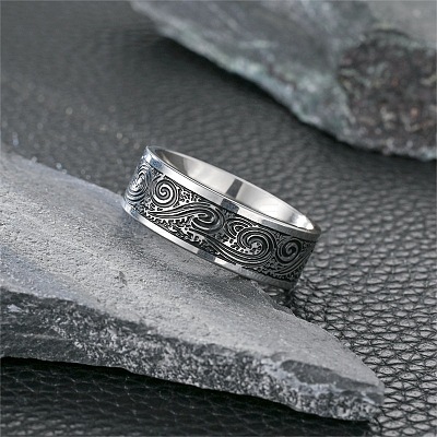 667 201 Stainless Steel Finger Rings for Men FS-WG4F4E6-02-1