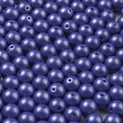 Baking Paint 3/0 Glass Seed Beads SEED-A034-02M-1
