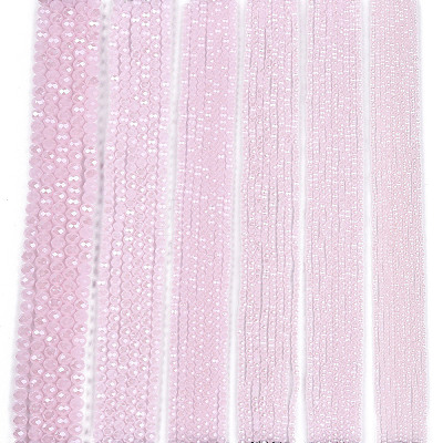 Electroplate Glass Beads Strands EGLA-A044-J6mm-A02-1