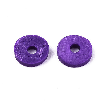 Handmade Polymer Clay Beads LS-CLAY-Q251-4.0mm-98-1