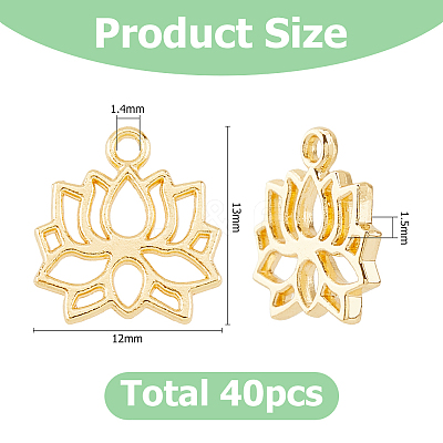 40Pcs Alloy Charms FIND-HS0001-97-1