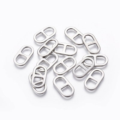 Tarnish Resistant 201 Stainless Steel Links Connectors STAS-L234-028P-1