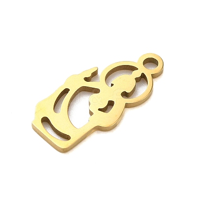 304 Stainless Steel Pendants STAS-S123-02G-1