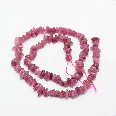 Chips Natural Tourmaline Beads Strands G-N0164-04B-1