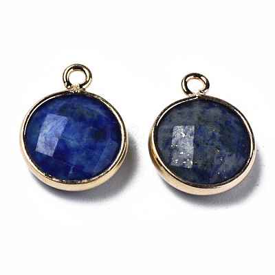Natural Lapis Lazuli Charms G-Q998-026A-1