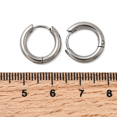 316F Stainless Steel Hoop Earrings X-EJEW-D341-01G-P-1