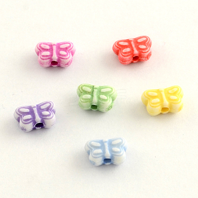 Craft Style Acrylic Beads MACR-Q153-M037-1