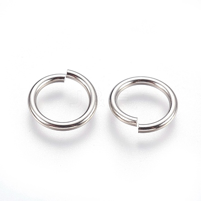 Tarnish Resistant 304 Stainless Steel Saw Cut Open Jump Rings STAS-P212-25P-14-1