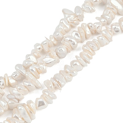 Electroplated Shell Pearl Beads Strands BSHE-H113-01A-1