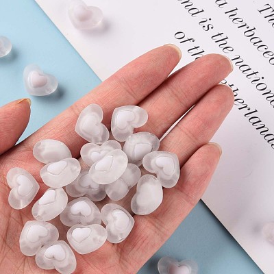 Transparent Acrylic Beads TACR-S152-08C-06-1